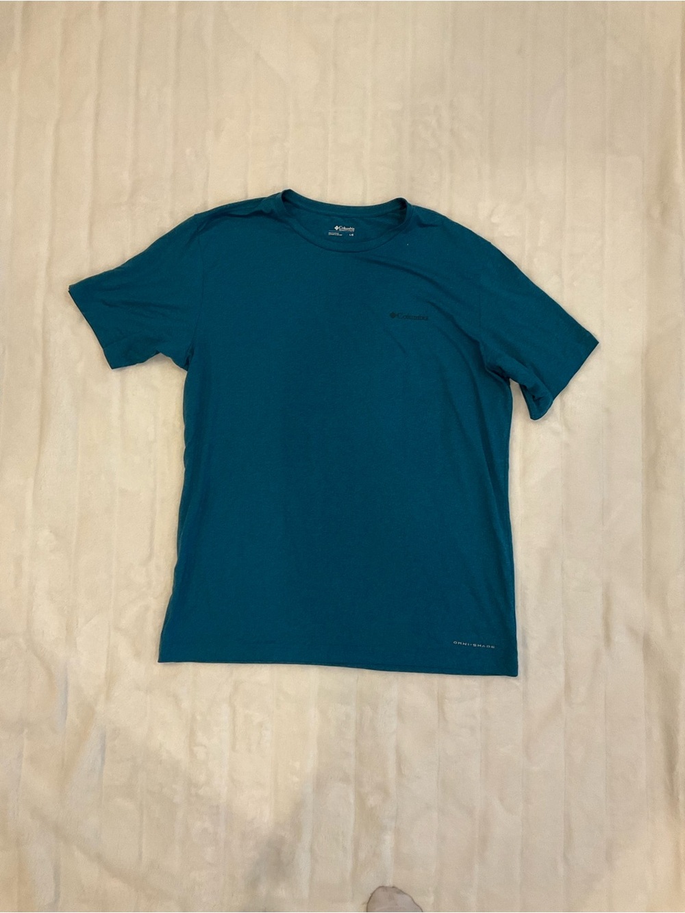 Columbia Men’s Teal Crew Neck Short-Sleeve Tee